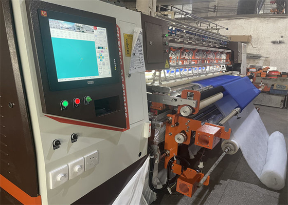 現代 #16/#19 針工場 毛布機 25.4mm 針距離 1400 R/min 最大縫製速度