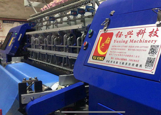 工業用クイルト機はクイルト/ブランケットを生産する 白と青 MAX 240m/h