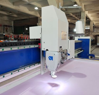 工業用連続型 単頭クイルトリングマシン